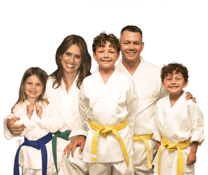 Martial Arts Lessons for Families in Gilbert AZ - Group Family for Martial Arts Footer Banner