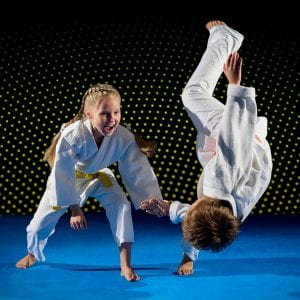 Martial Arts Lessons for Kids in Gilbert AZ - Judo Toss Kids Girl